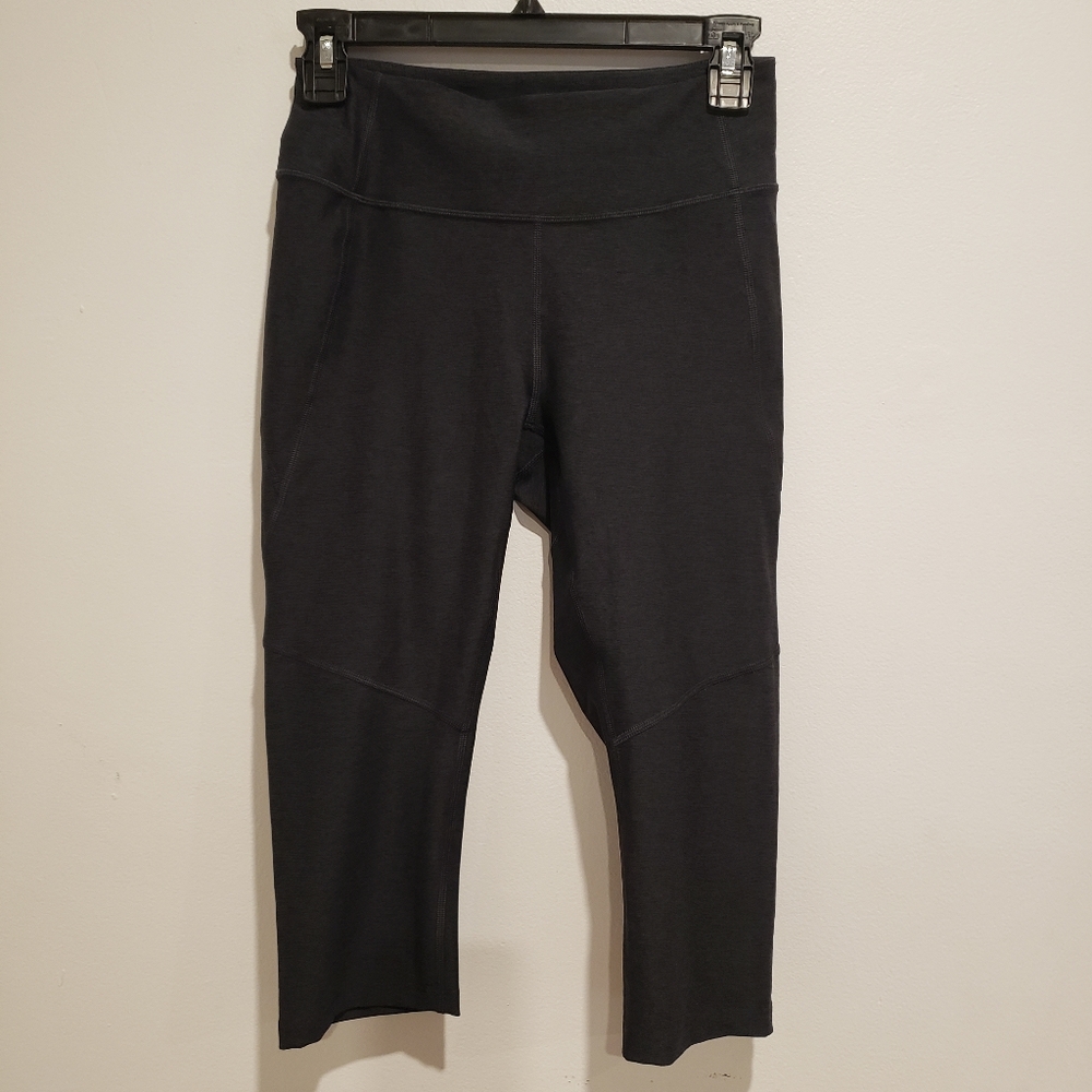 Outdoor Voices Cropped Leggins Heathered Gray Size Small